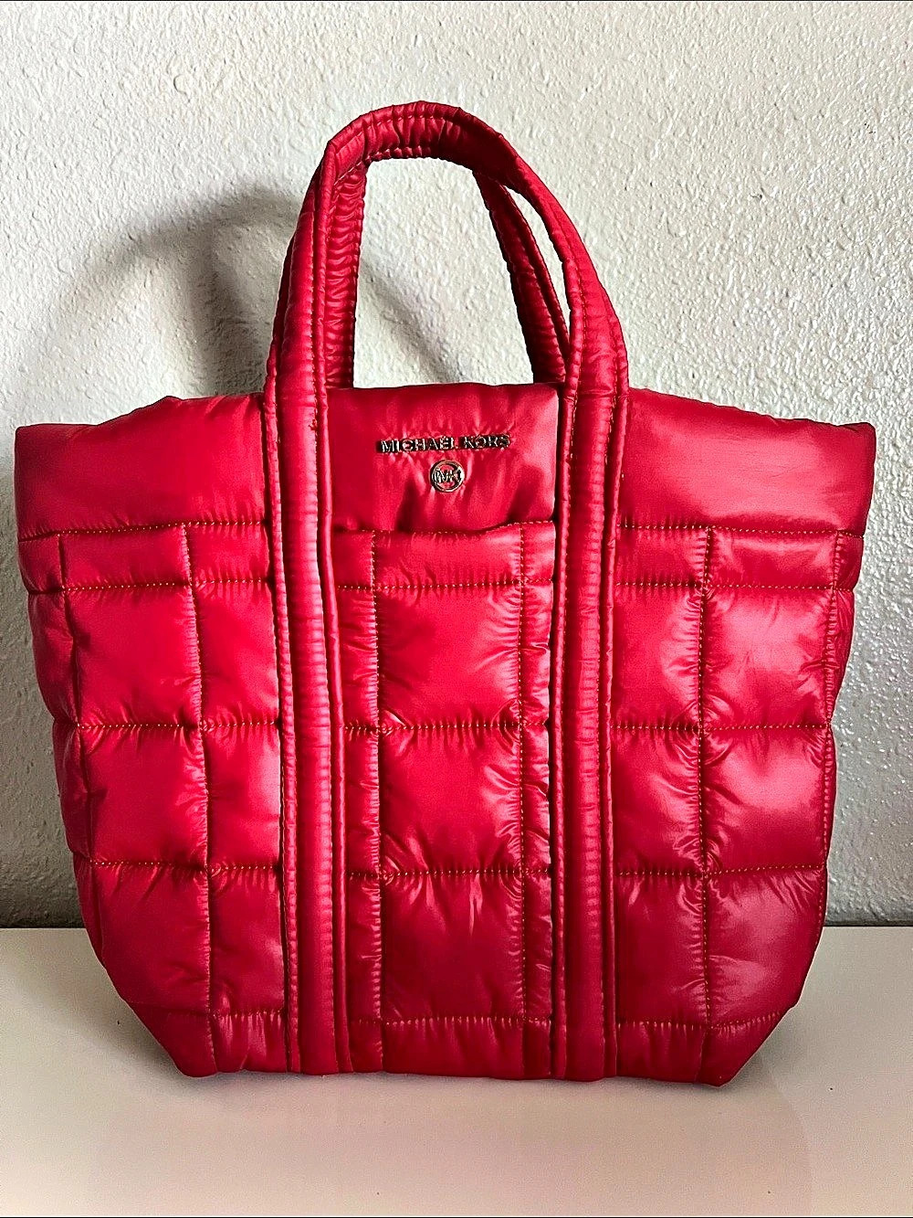 Michael Kors Stirling Quilted Recycled Polyester Tote Bag